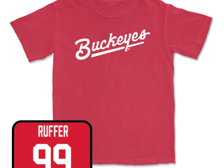 Red Softball Script Tee  - Cadyn Ruffer Online Hot Sale