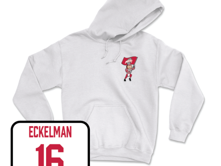 Baseball White Brutus Hoodie  - mason eckelman Online now