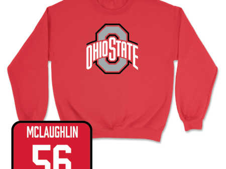 Red Football Team Crew  - Seth McLaughlin Hot on Sale