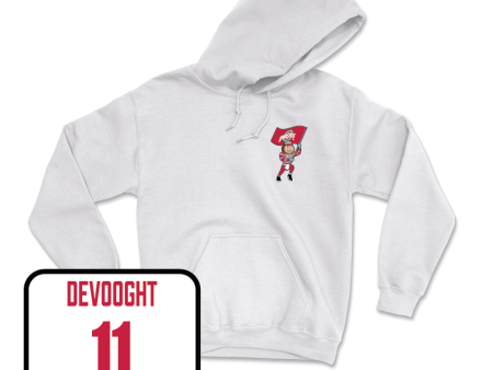 Baseball White Brutus Hoodie  - Gavin DeVooght Online