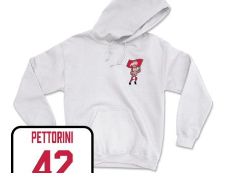 Baseball White Brutus Hoodie  - Tyler Pettorini Fashion