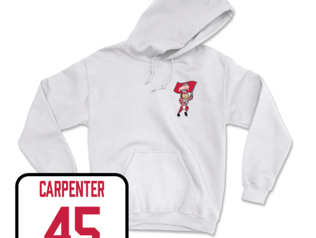 Baseball White Brutus Hoodie  - Will Carpenter Sale