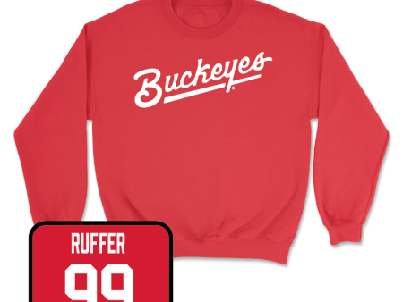 Red Softball Script Crew  - Cadyn Ruffer Online Sale