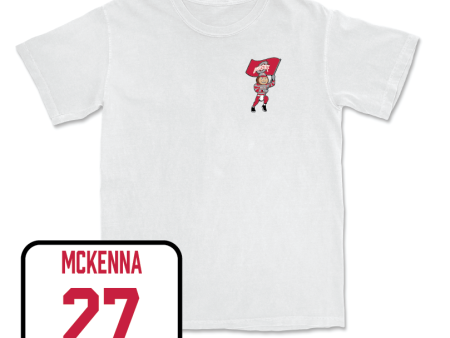 Men s Lacrosse White Brutus Comfort Colors Tee  - Jack McKenna on Sale