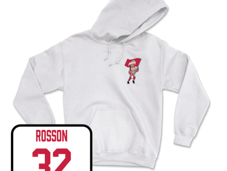 Baseball White Brutus Hoodie  - Hunter Rosson on Sale