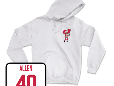 Men s Lacrosse White Brutus Hoodie  - Jack Allen For Cheap