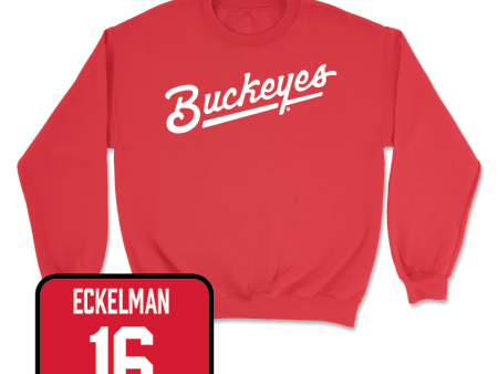 Red Baseball Script Crew  - mason eckelman For Cheap